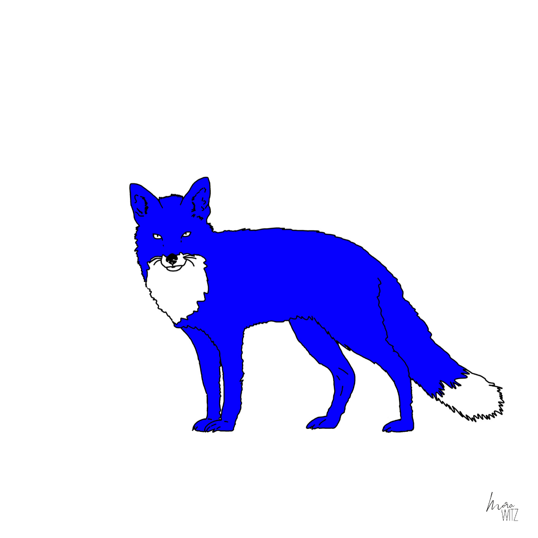 Illustration eines Fuchses